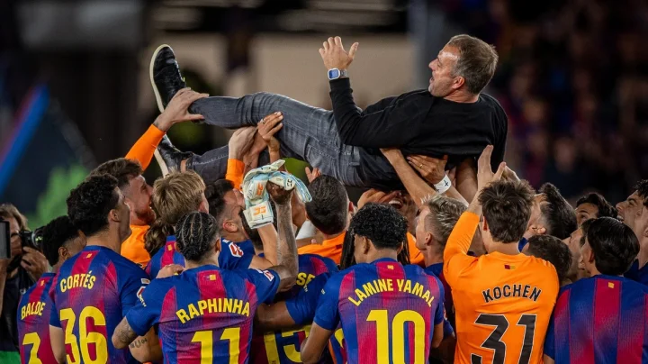 F C Barcelona : എൽ ക്ലാസിക്കോയിൽ റയലിനെ തകർത്ത് സ്പാനിഷ് ചാമ്പ്യന്മാരായി ബാഴ്സ
