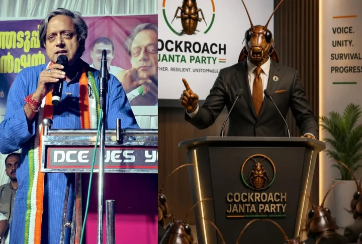 കോക്രോച്ച് പാർട്ടി തെളിയിക്കുന്നത് യുവാക്കളുടെ നിരാശ, പ്രതിപക്ഷത്തിന് മുന്നിൽ വലിയ അവസരമെന്ന് ശശി തരൂർ