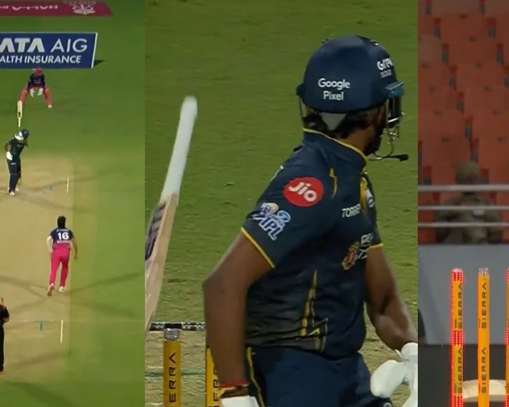 Sai Sudarshan, Hit wicket, GT vs RR, IPL playoffs