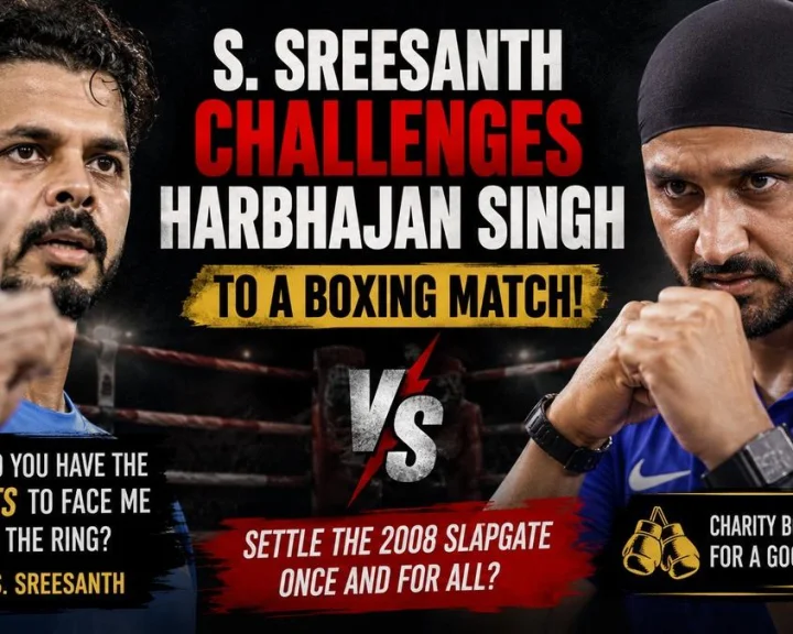 Sreesanth Challenges Harbhajan,Harbhajan Sreesanth Boxing Fight,IPL Slapgate Controversy 2008,Sreesanth Boxing Match Challenge,Indian Cricket Controversies,Sreesanth vs Harbhajan Singh