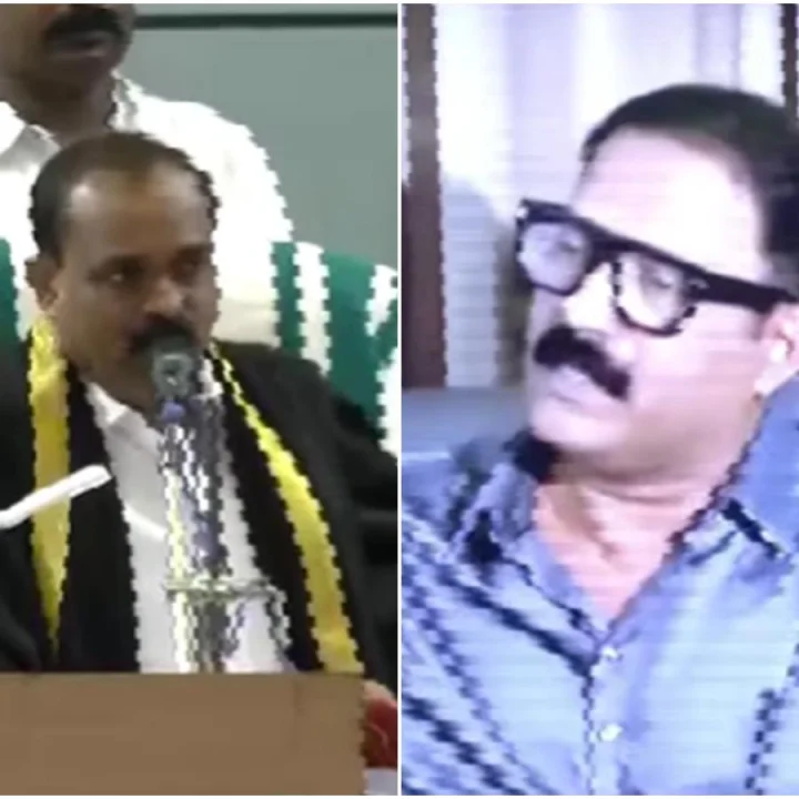 Thiruvananthapuram BJP Mayor Congratulate KM Shaji, KM Shaji, BJP Supports KM Shaji, വി.വി.രാജേഷ്, കെ.എം.ഷാജി
