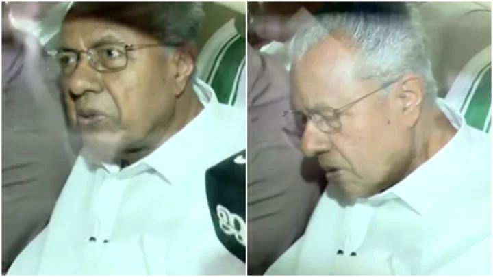പിണറായിയുടെ കാൽ ഡോറിനു ഇടയിൽ; അടയ്ക്കാൻ ശ്രമിച്ച് മാധ്യമപ്രവർത്തകർ (വീഡിയോ)