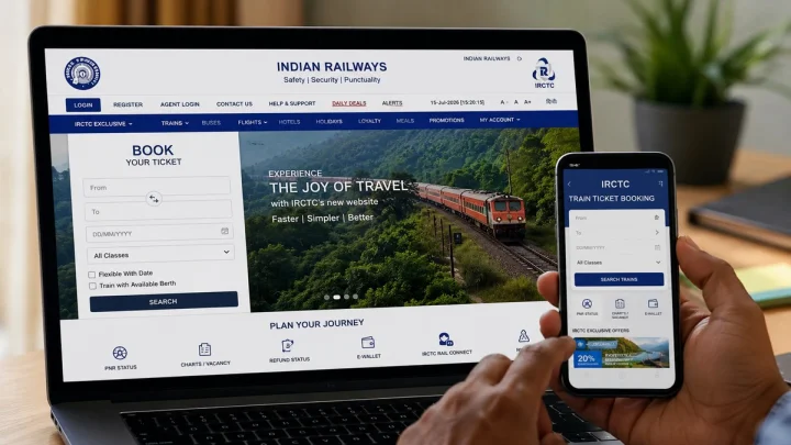 IRCTC website, IRCTC Ticket Booking, IRCTC Train Travel, Train Ticket Booking