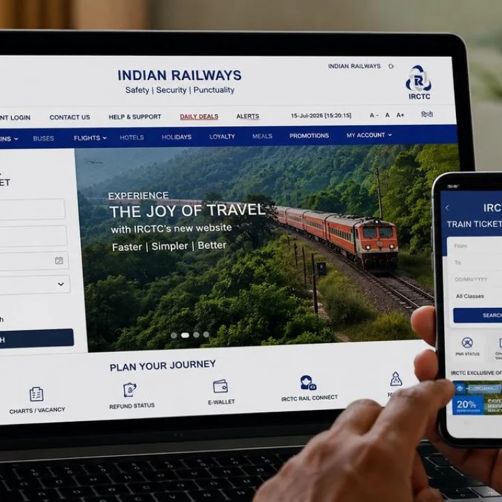 IRCTC website, IRCTC Ticket Booking, IRCTC Train Travel, Train Ticket Booking
