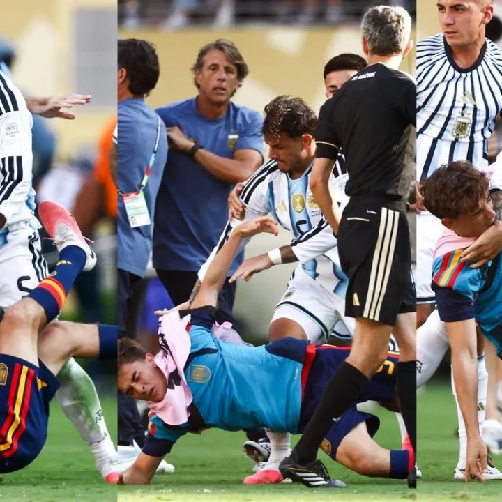Paredes red card, Spain vs Argentina, Fifa worldcup final,Rodri