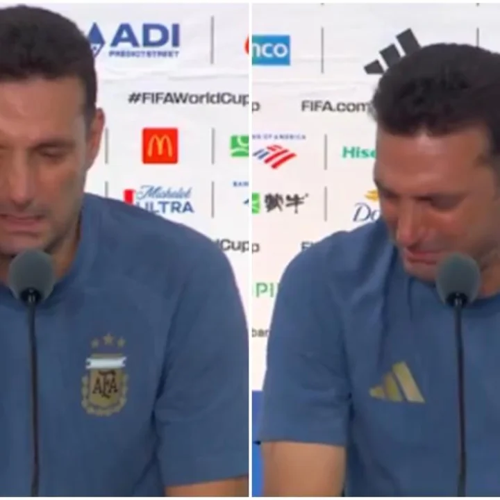 Argentina, Lionel Scaloni Cries, Messi, Spain