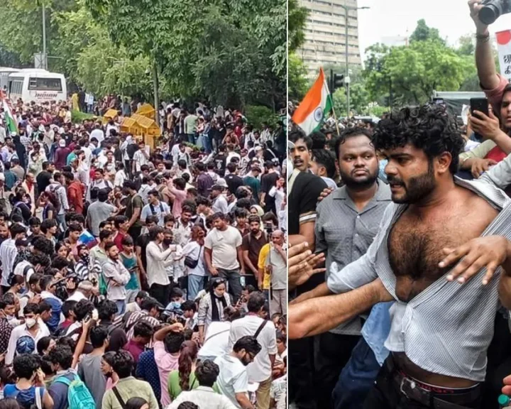 Jantar mandir,CJP Protests, NEET Exams, Dharmendra pradhan