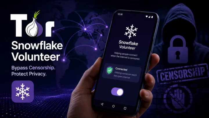 Tor Project Snowflake Android App, Bypass Internet Censorship WebRTC, Snowflake Volunteer App Bloco Tor, Digital Surveillance Jantar Mantar Protests