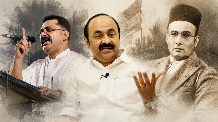 KT Jaleel, VD Satheesan, Savarkar controversy, Kerala News
