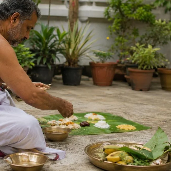 Karkidaka Vavu Bali at home, Vavu Bali rituals Malayalam, Bali Tharpanam mantras, Bali Tharpanam items list, Pitru Tharpanam rules at home