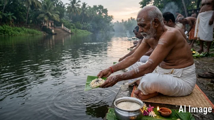 പിതൃതർപ്പണവും കർക്കിടക വാവും; എന്തുകൊണ്ടാണ് കർക്കിടക വാവിന് ബലിയിടുന്നത്? ഐതിഹ്യവും പ്രാധാന്യവും