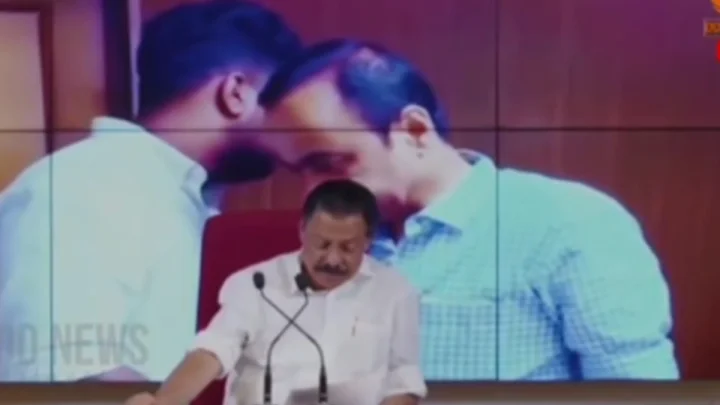 MV Govindan Master, MV Govindan Press Meet Viral in Social Media, CPIM, VD Satheesan MDMA Case