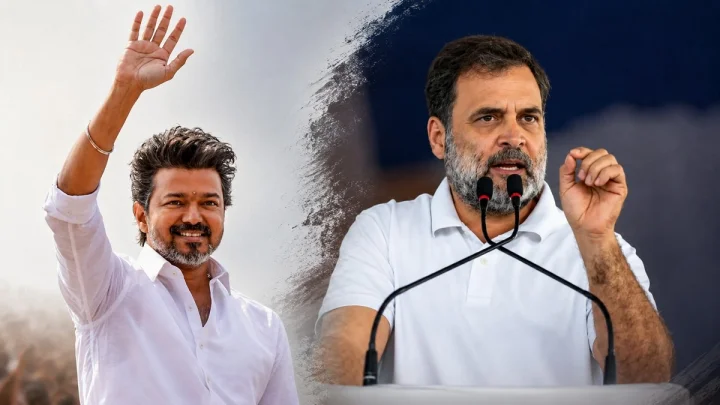 അണ്ണൻ ഗില്ലി ഡാ... പ്രധാനമന്ത്രി സ്ഥാനാർഥിയാക്കണമെന്ന് ടിവികെ, രൂക്ഷവിമർശനവുമായി കോൺഗ്രസ്