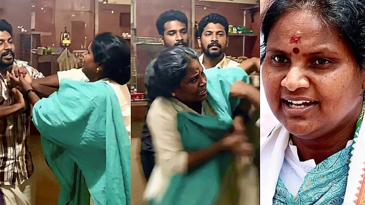 Congress, Ramya Haridas, Ramya Haridas Attack Congress Leader, Ramya Haridas Attacking Video, Congress and Ramya Haridas