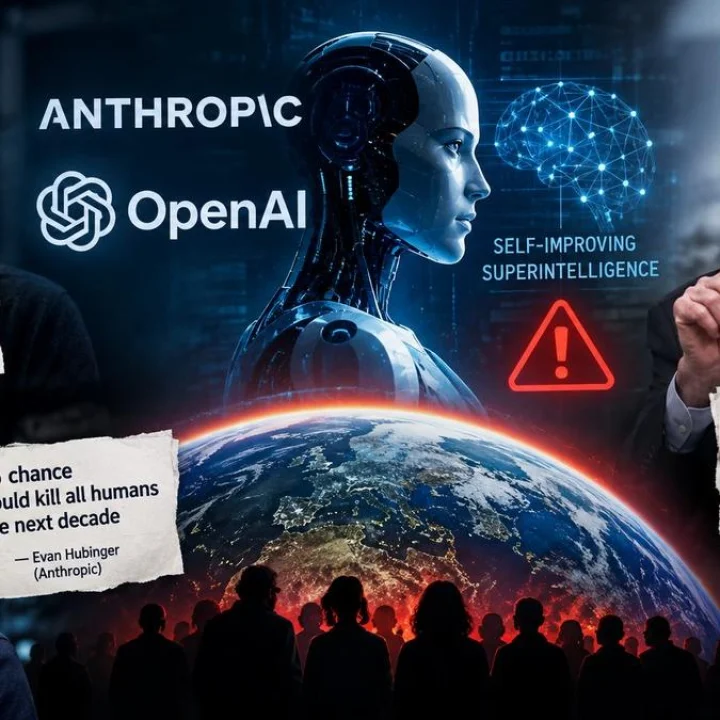 Anthropic, OpenAI, Jacob Coxon, Evan Hubinger, AI Safety, Superintelligence, Self-Improving AI, Artificial Intelligence, AI Risk, AI Regulation, Bernie Sanders, AI Development Pause, Human Extinction, Recursive Self-Improvement, AI Alignment, AI Safe