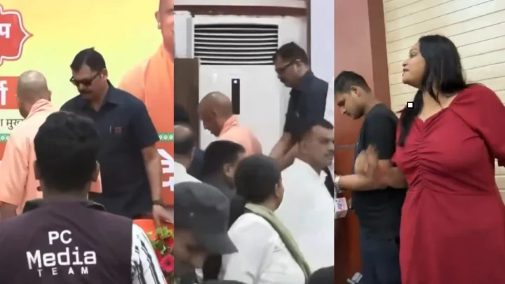 പത്രസമ്മേളനത്തിൽ യോഗി ആദിത്യനാഥിനോട് ചോദ്യം ചോദിച്ച്, മാധ്യമപ്രവർത്തകയ്ക്ക് ഭീഷണി!, ഇതേത് നാട്