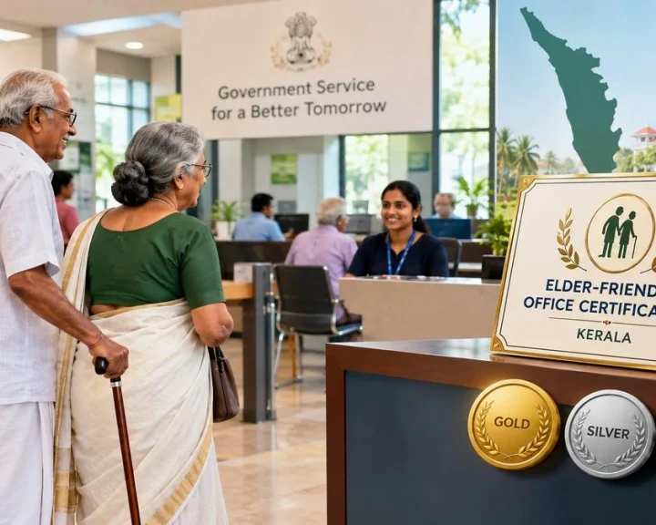 Kerala Elder-Friendly Office Certification, EFOC, Senior Citizens Welfare Department, Elder-Friendly Offices, Senior Citizens Kerala, Age-Friendly Kerala, Kerala Government, Silver Economy, Elderly Welfare