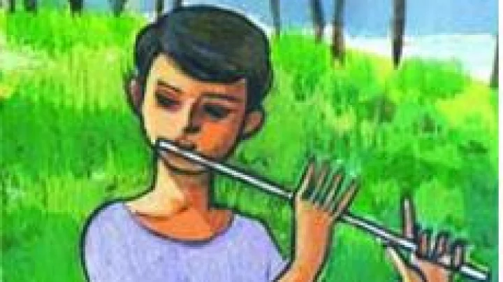 बासरीवाला आणि गावकरी