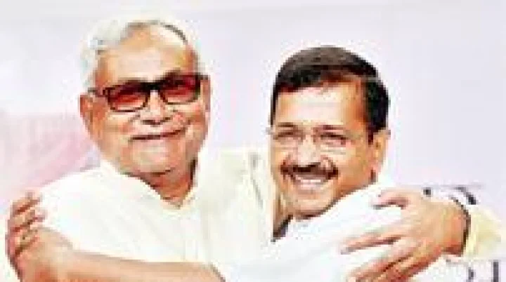 नित‍ीश- केजरींची युती