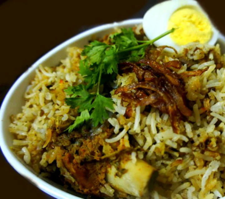 हिरवा मटण भात