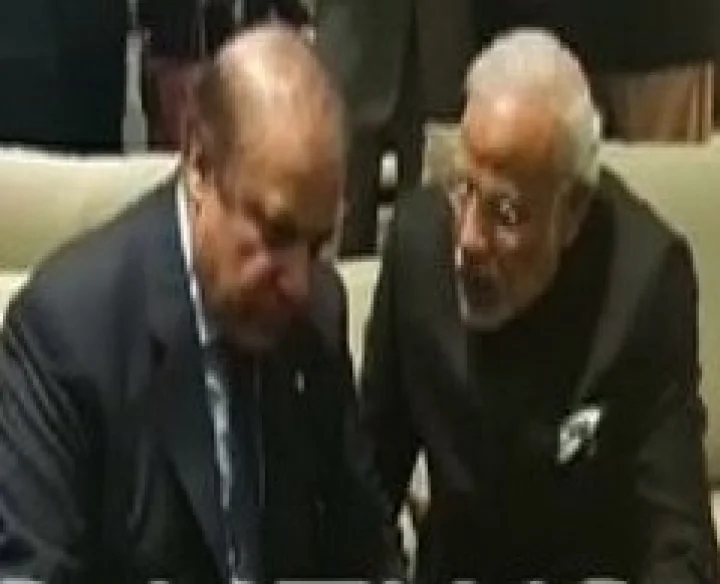 मोदी- शरीफ भेट