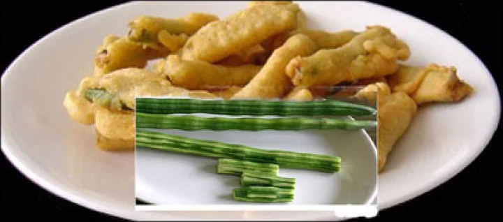 शेंगा फ्राय व्हेज मासे शेवग्याच्या शेंगा चणादाळीचे पीठ