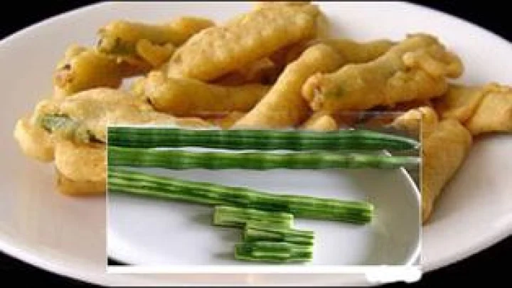 शेंगा फ्राय - व्हेज मासे