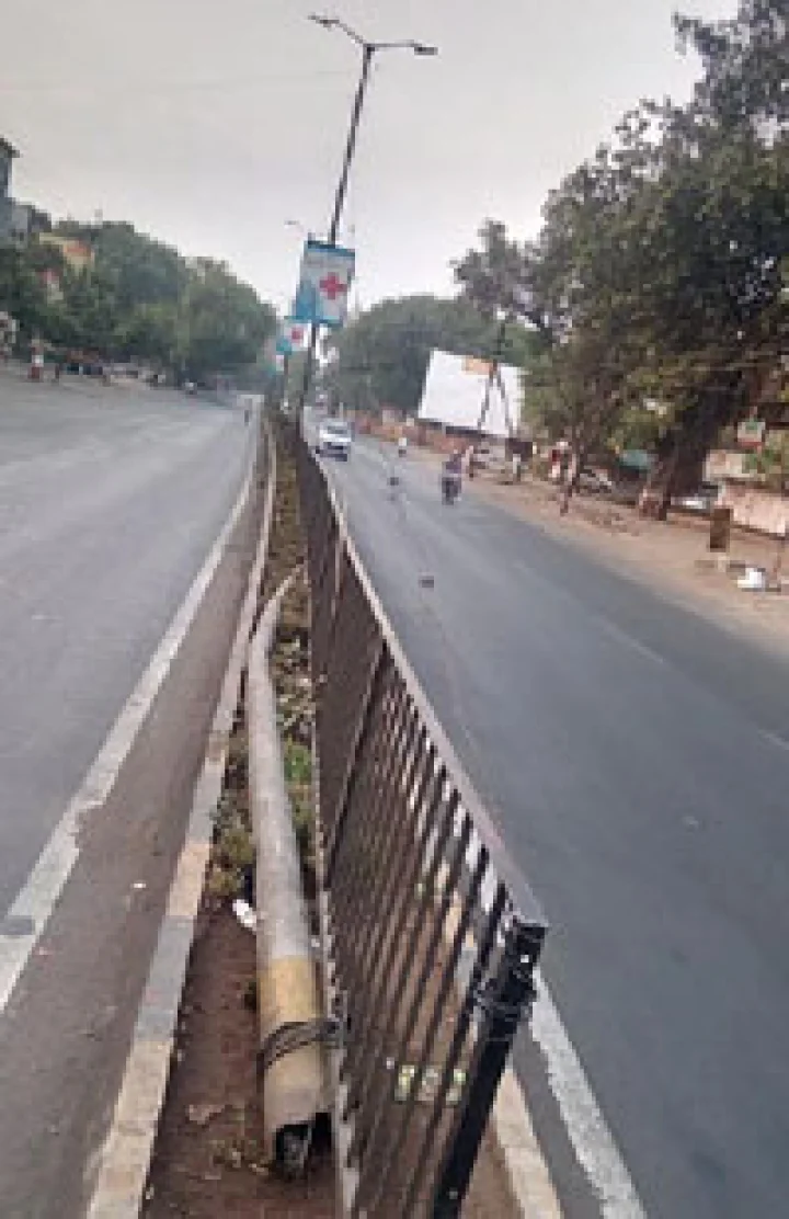 Dangerous electric wire