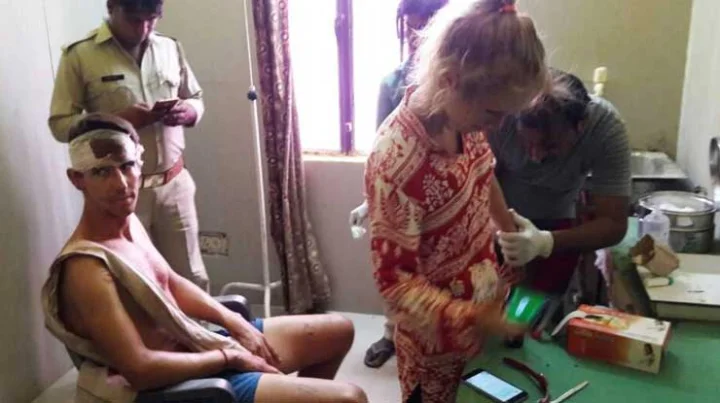 The Goddess of the Gods booze assaulted the Swiss couple