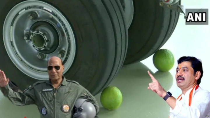 Rafale: Rajnath Singh trolling from Rafale aircraft arsenal