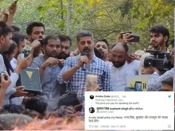 sushant-singh-out-of-savdhaan-india-due-to-participation-in-protest-against-citizenship-amendment-act