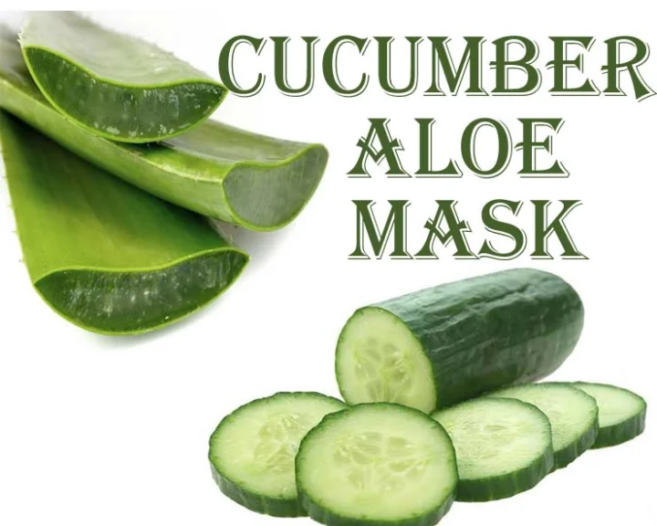 cucumber aloe vera face mask