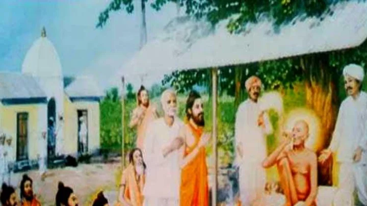 गजानन महाराज जळत्या पलंगावर बसून राहिले