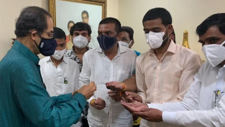 How did Parner's Shiv Sena corporator return from NCP