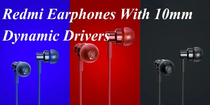Redmi Earphones With 10mm Dynamic Drivers