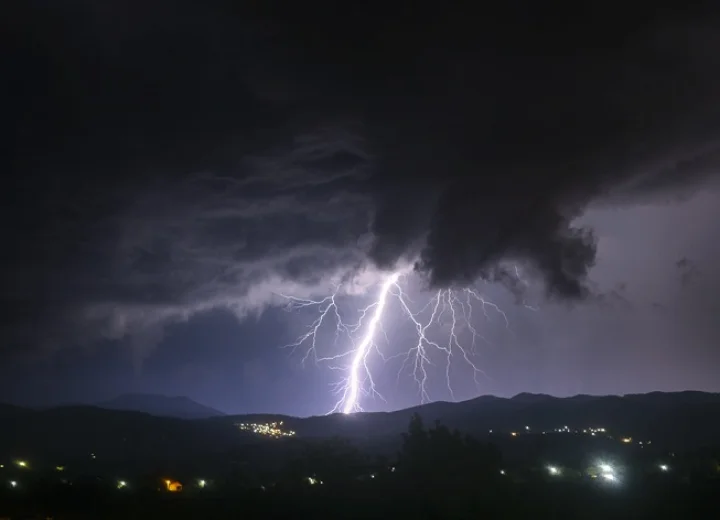 lighting strike