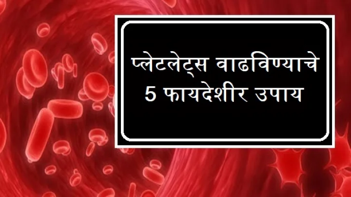 5 beneficial ways to increase platelets health tips in marathi