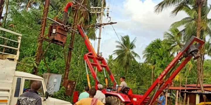 Extra help from Prakashgad to restore power supply