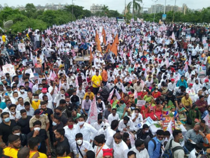 Navi Mumbai Airport renaming controversy Bhumiputra is aggressive for Patil's name