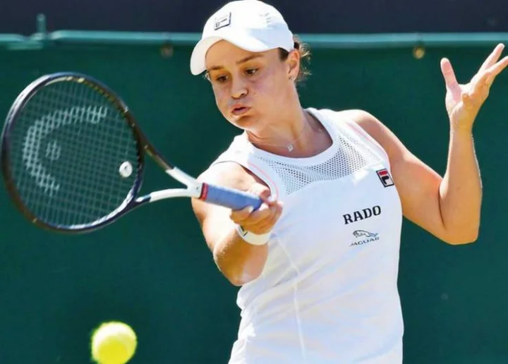 Ash Barty reached the Wimbledon final for the first time