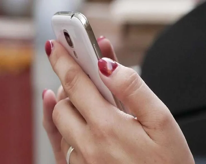 Oh my god Wife cuts husband's lip for mobile