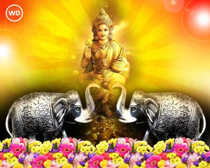 Gajalakshmi in marathi
