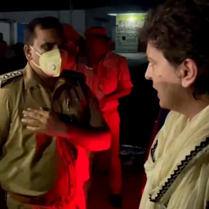 Priyanka Gandhi प्रियंका गांधींना अटक