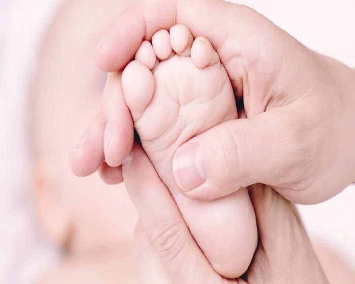 Three month old baby survives old castle collapse ..!
