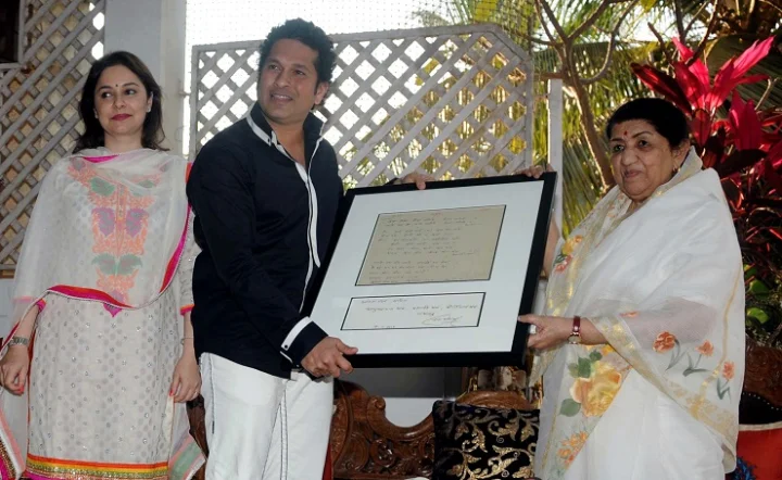 Latadidi considered Sachin Tendulkar to be her son
