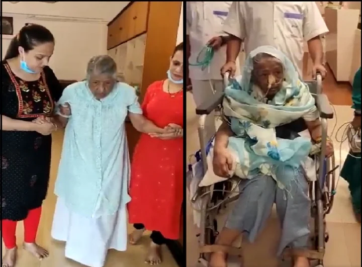 Lata Mangeshkar last video viral