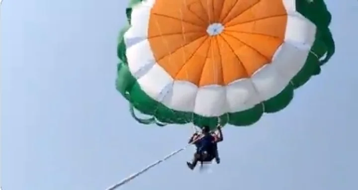 parasailing