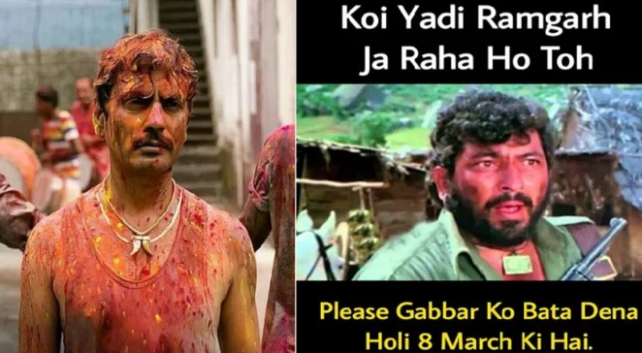 Holi 2023 Memes viral on Social Media