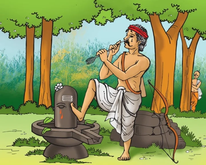 kannappa nayanar story for innocent devotee of Shiva