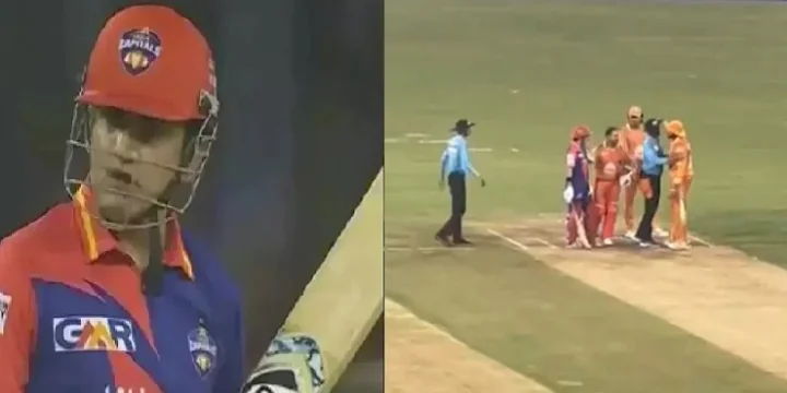 Sreesanth and Gambhir Fight viral video
